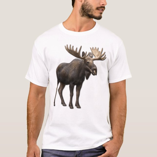 CAMISETA REALISTIC MOOSE DESIGN. SAMER BRASIL (Frente)