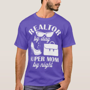 Camiseta Realizador De Mulheres Por Dia Super Mãe De Noite 