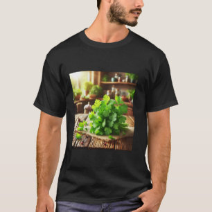 Camiseta Realmente Gosto de Coentro Coentro Erva Fresca Mex