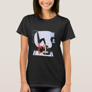 Camiseta Realmente Gosto de Ustrasana Pose de Camelo Yoga
