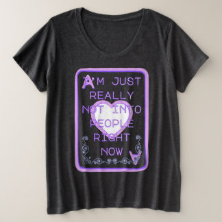 Camiseta Realmente Não Estou a Fim das Pessoas Agora Ás de