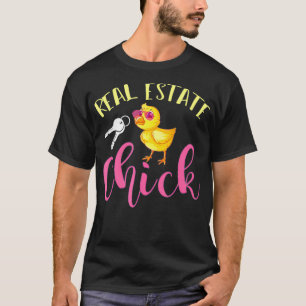 Camiseta Realtor Funny Women Gift Pintinho Cute Imóveis Ag