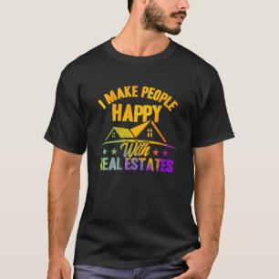 Camiseta Realtor I Faz Pessoas Felizes Com Água Imobiliária