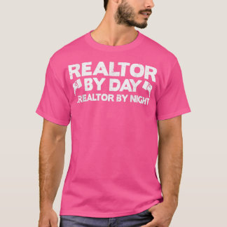 Camiseta Realtor Por Agente De Estado Real Noturno