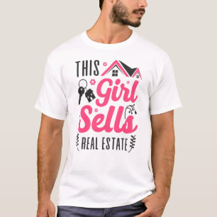 Camiseta Realtor This Girl vende imóveis