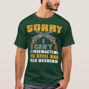 Camiseta Reator de História Americana da Guerra Civil