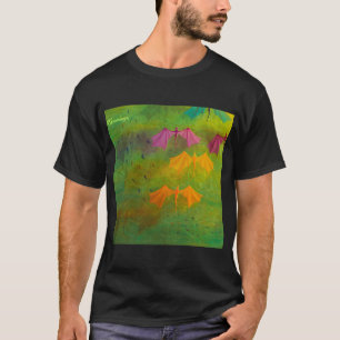 Camiseta Rebanho de Dragões Tropicais ao Pôr do Sol