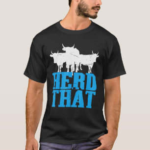 Camiseta Rebanho Esse Fazendeiro de Gado Fazendeiro Leiteir