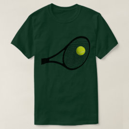 Camiseta Rebatendo uma bola de tênis