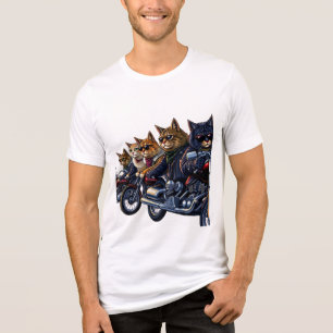 Camiseta Rebel Cat Biker Gang