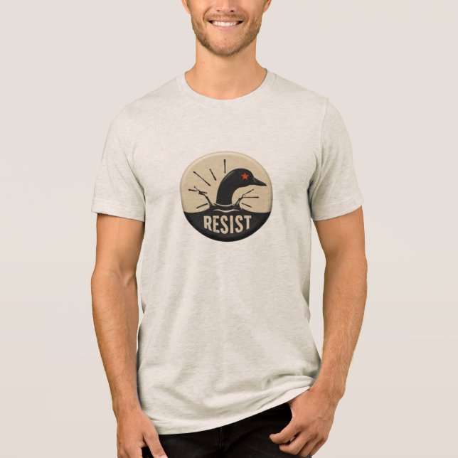 Camiseta Rebel Loon Headfirst Dive – Resist Badge (Frente)
