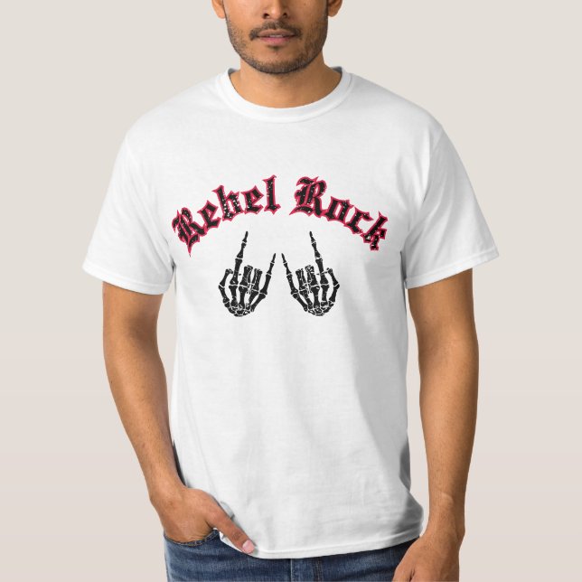 Camiseta Rebel Rock (Frente)
