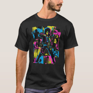 Camiseta Rebel Soul – Punk Pop Art Gráfica, Neon 