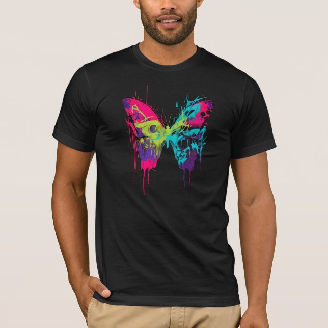 Camiseta Rebelde borboleta  (Frente)