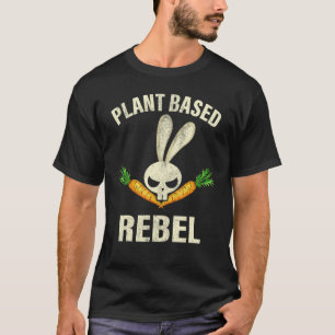 Camiseta Rebelde Coelho Coelho Cenoura Vegano Páscoa