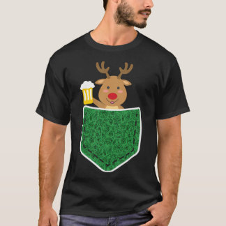 Camiseta Rebelde Com Cerveja No Feliz Natal De Adulto Engra