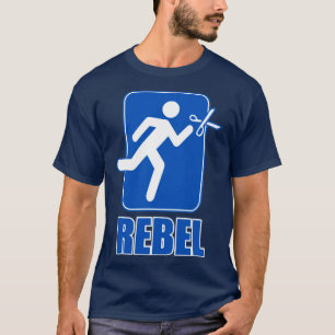 Camiseta Rebelde Com Tesoura