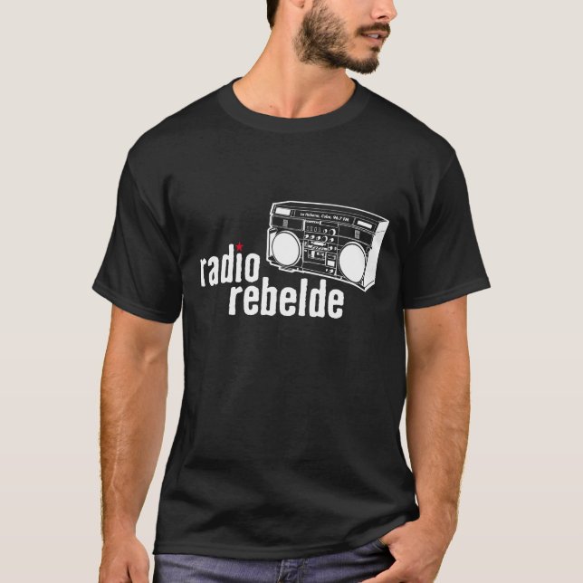Camiseta Rebelde de rádio (Frente)