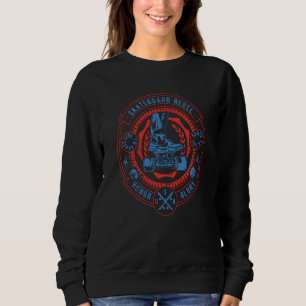 Camiseta Rebelde de Skate para Skateboard Retro Desgastado