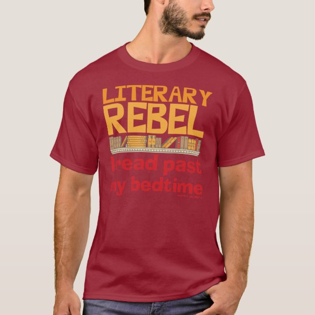 Camiseta Rebelde literário (Frente)