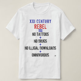 Camiseta Rebelde moderno