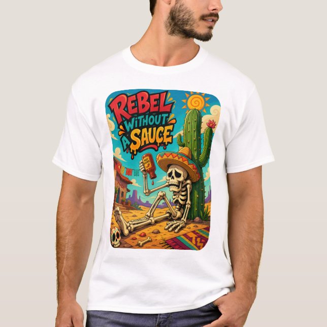 Camiseta Rebelde sem molho (Frente)