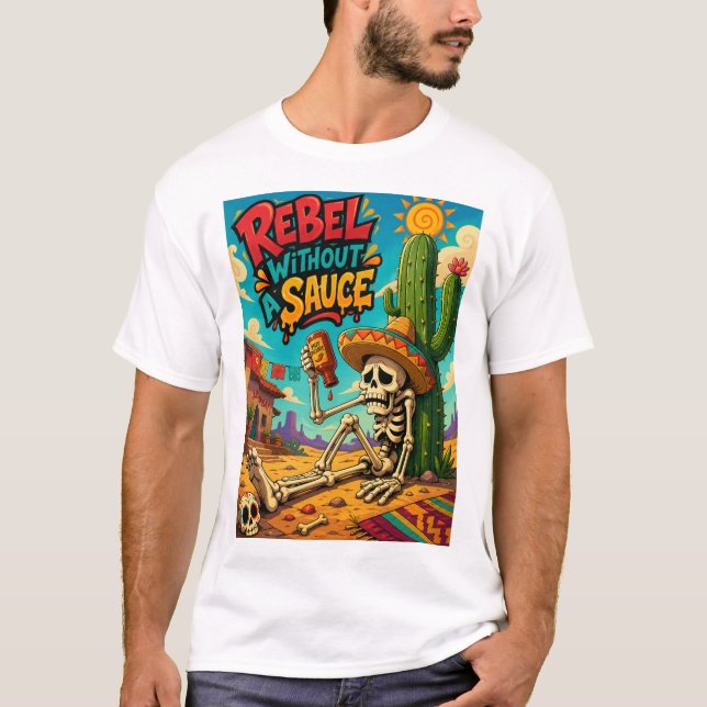 Camiseta Rebelde sem molho (Frente)