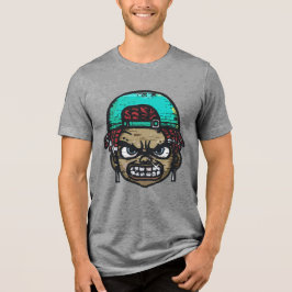 Camiseta Rebelde Urbano: Rosto Estilo Grafite