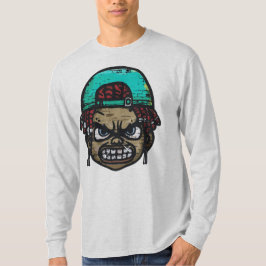 Camiseta Rebelde Urbano: Rosto Estilo Grafite