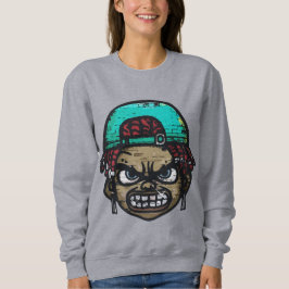 Camiseta Rebelde Urbano: Rosto Estilo Grafite