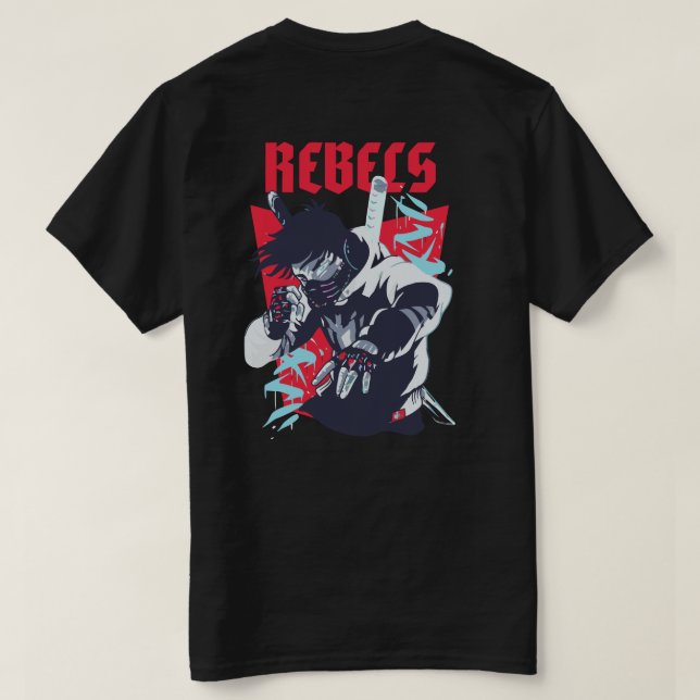 Camiseta Rebeldes corajosos (Verso do Design)