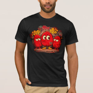 Camiseta Rebelião de Camiseta78 Ovos felizes humor 