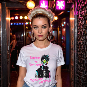 Camiseta Rebelião Liberada: Abrace a Revolução