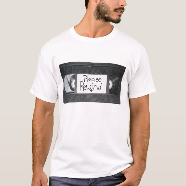 Camiseta Rebobine por favor (Frente)