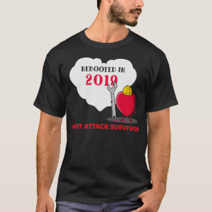 Camiseta Rebooted in 2019 Heart Attack Survivor Gift Idea _