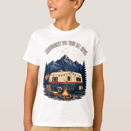 Camiseta Reboque de Acampamento de 4 de Julho Montanhas