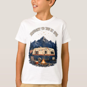 Camiseta Reboque de Acampamento de 4 de Julho Montanhas
