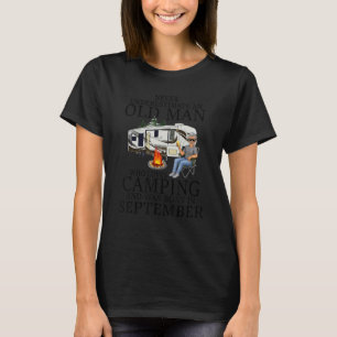Camiseta Reboque de acampamento de homem velho masculino Ca