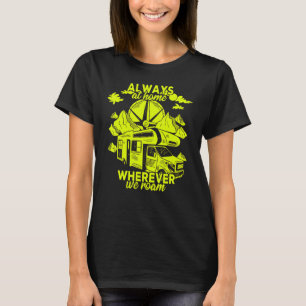 Camiseta Reboque de acampamento em caravana para automóveis