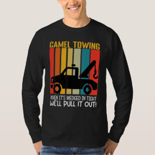 Camiseta Reboque de Camelo Quando Está Preso Nós Puxamos pa