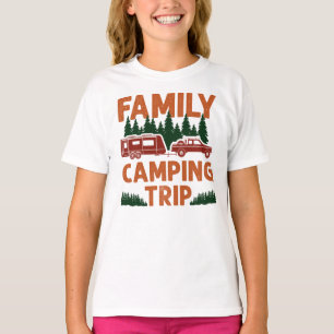 Camiseta Reboque de Caravan Rv para Campos Familiares