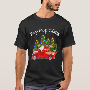 Camiseta Reboque de coleta de Papais noeis de carro do Pop