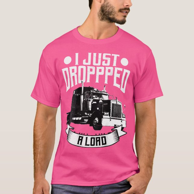 Camiseta Reboque de Trator 18 Rodas na Parte de Trás (Frente)