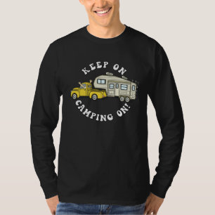 Camiseta reboque KEEP ON CAMPING ON Caravana