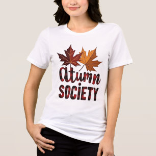 Camiseta Recaída de Xadrezes da Sociedade do Outono