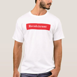 Camiseta Recalcitrante
