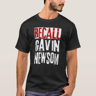 Camiseta Recall Gavin Newsom anti CA Governador Ga