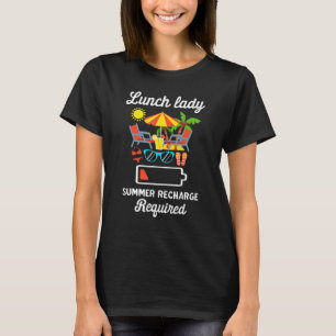 Camiseta Recarga de Verão de Almofada Necessária Praia do