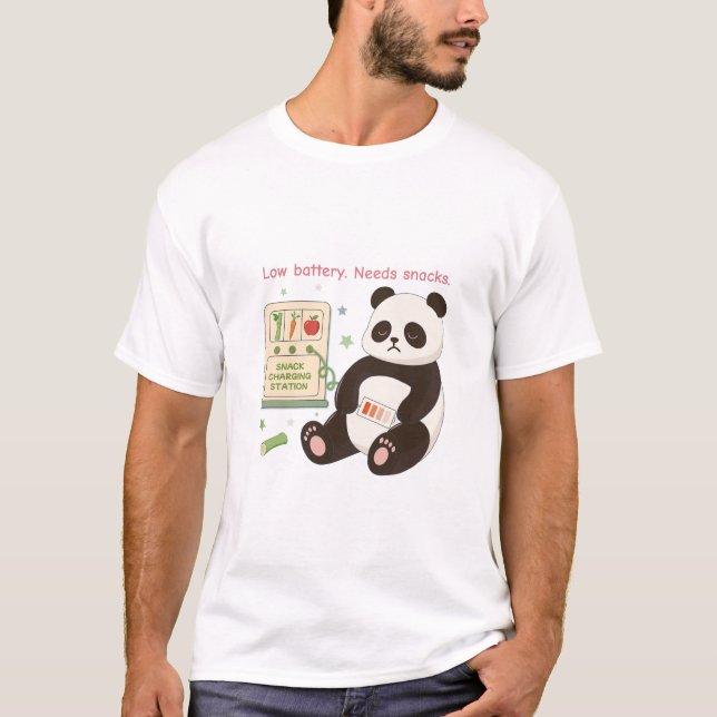 Camiseta Recarregar com Snacks Bamboo (Frente)