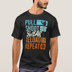 Camiseta Recarregar Maldição Reproduzir Recarregar Disposiç
